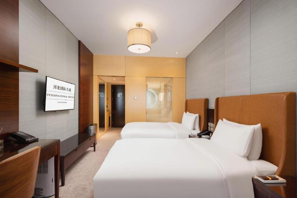 Shijiazhuang International Building Hotel Eksteriør bilde