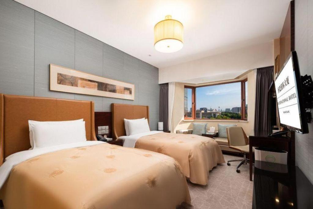 Shijiazhuang International Building Hotel Eksteriør bilde